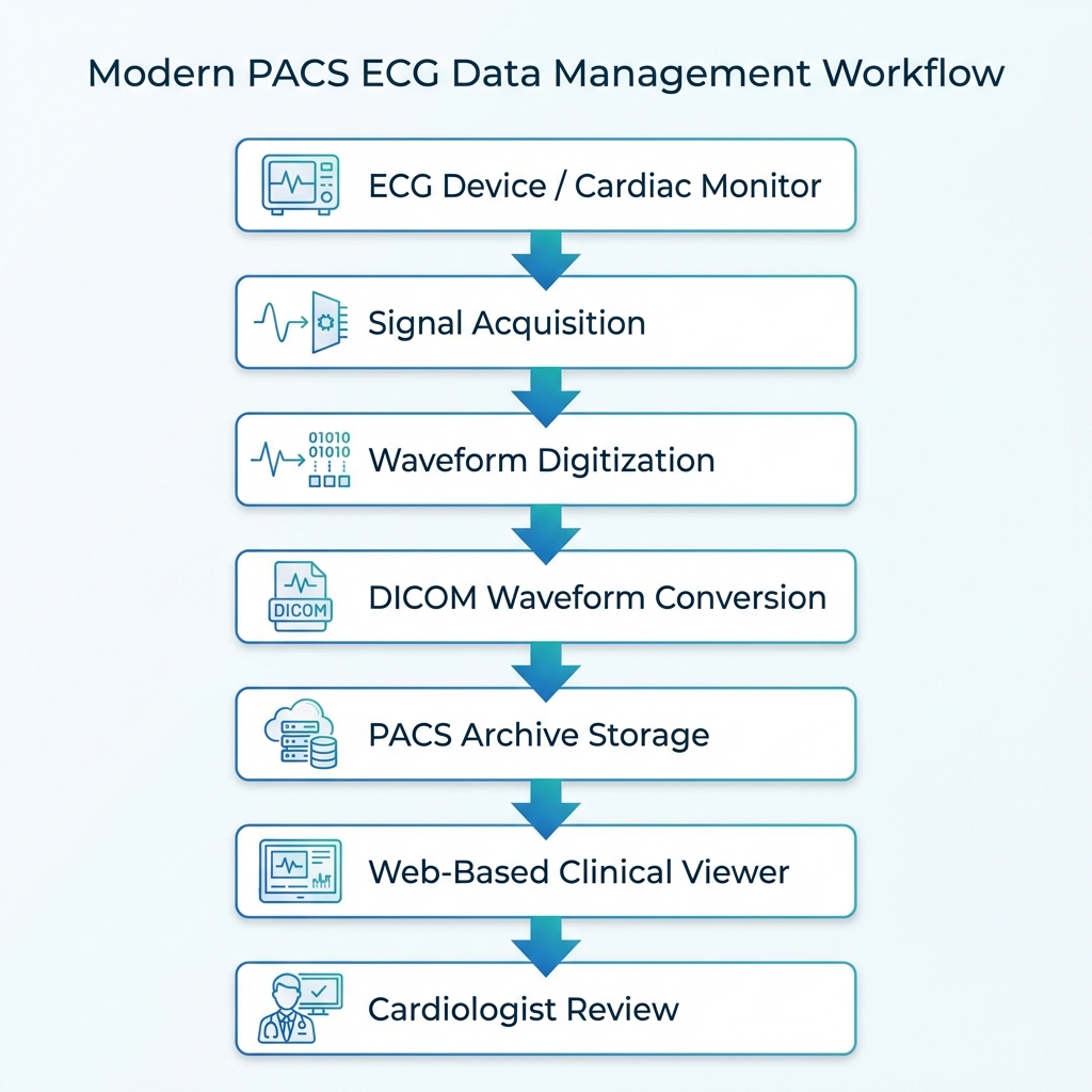 Pacs Example Interface Beyond Storage: How PACS Enables Advanced ECG Analysis & AI Diagnostics ...