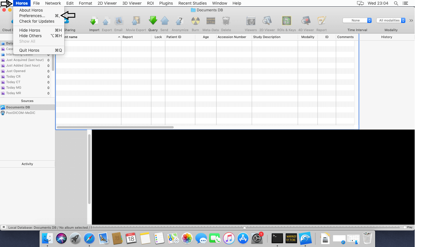 Editing Proxy Pacs Server Settings