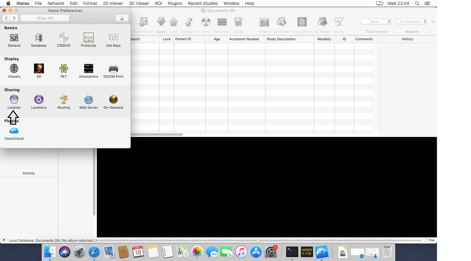 Editing Proxy Pacs Server Settings