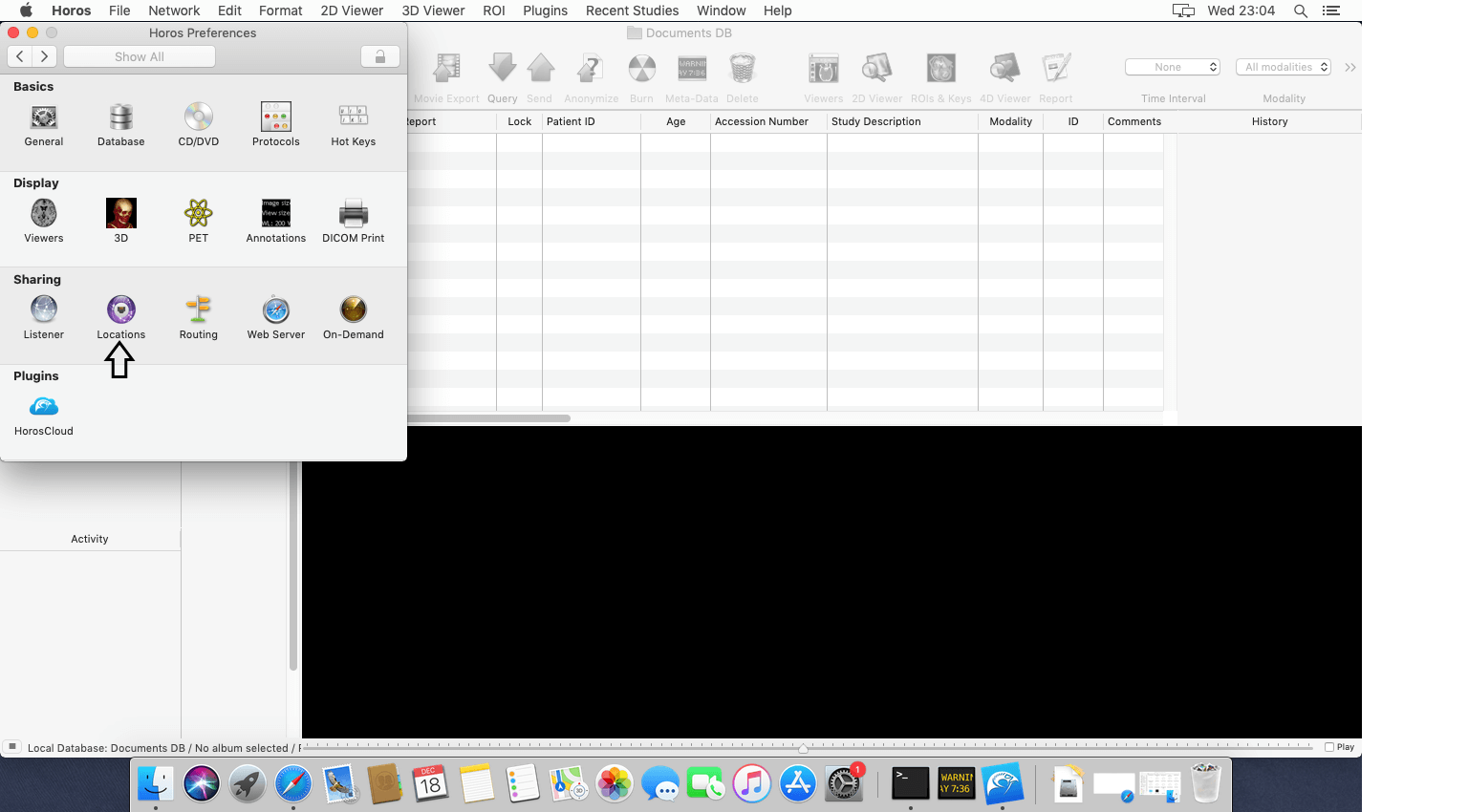 Editing Proxy Pacs Server Settings