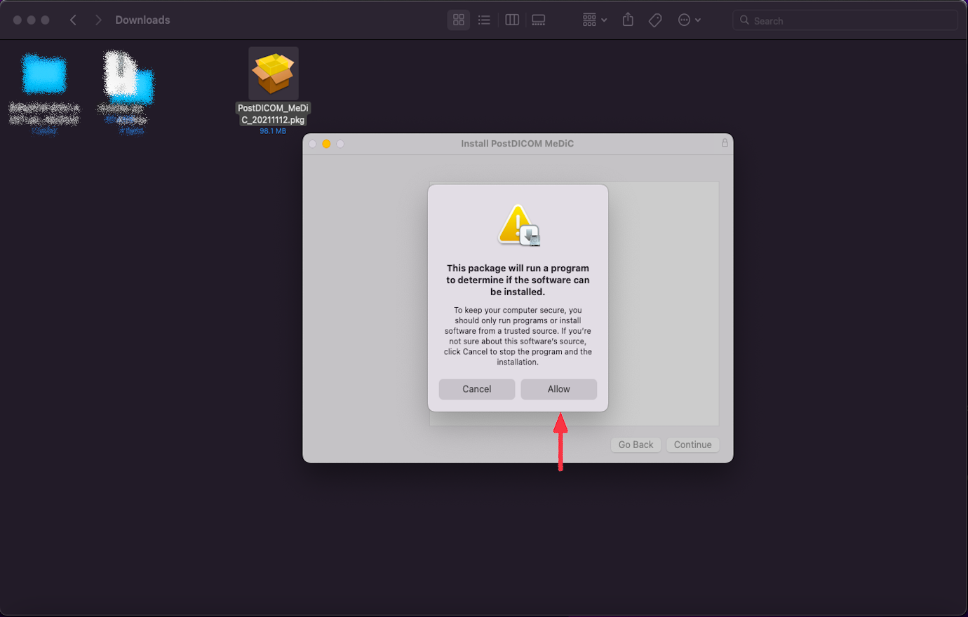 Create, Download and Install Medical Device Communicator (MeDiC) for MacOS