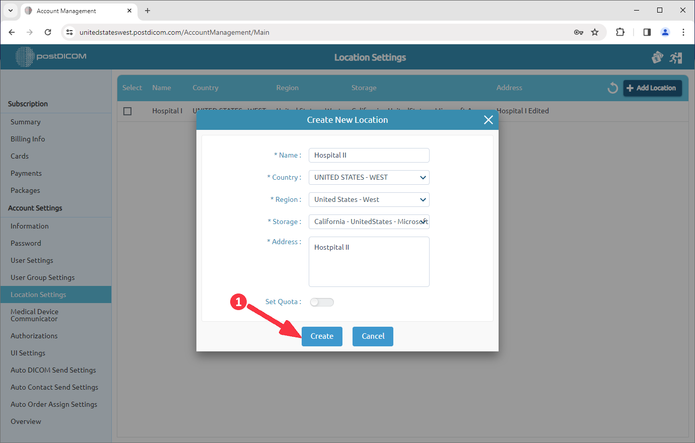 Managing Location Settings